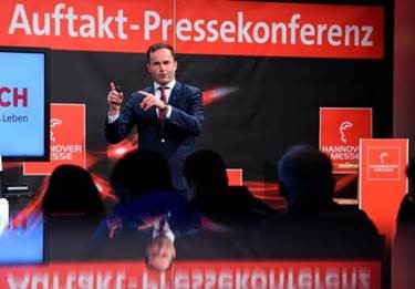 Hannover Messe Pressekonferenz